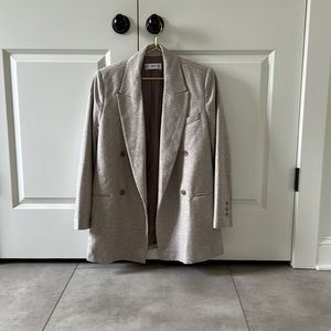 Mango blazer taupe